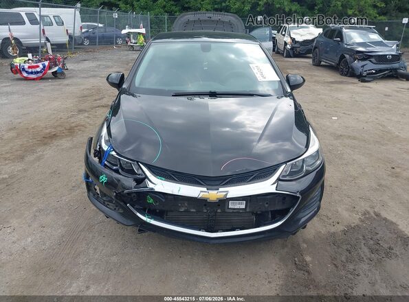 1G1BC5SMXK7125622 2019 CHEVROLET CRUZE Черный Вид щитка приборов