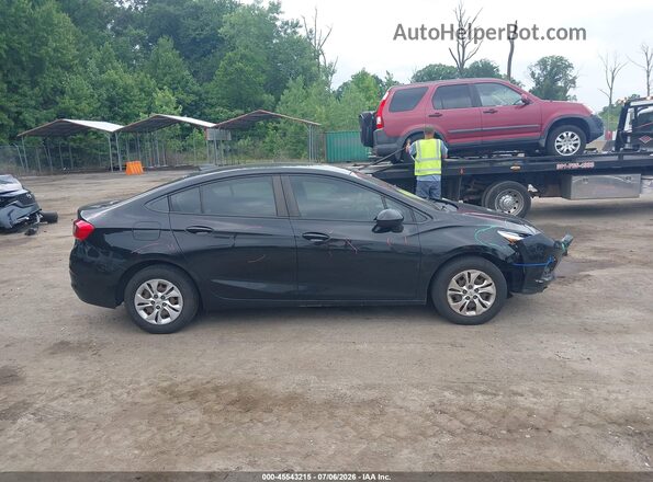 1G1BC5SMXK7125622 2019 CHEVROLET CRUZE Черный Вид задней части салона