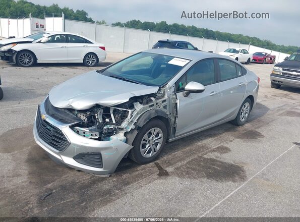 1G1BC5SMXK7148088 2019 CHEVROLET CRUZE Silver Передня ліва чверть