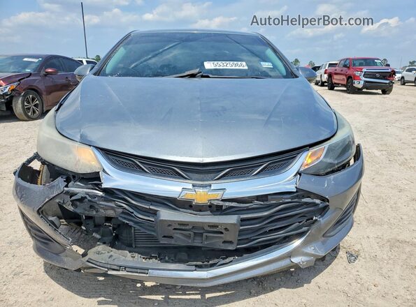 1G1BE5SM0K7100609 2019 CHEVROLET CRUZE Gray Դիմացի տեսք
