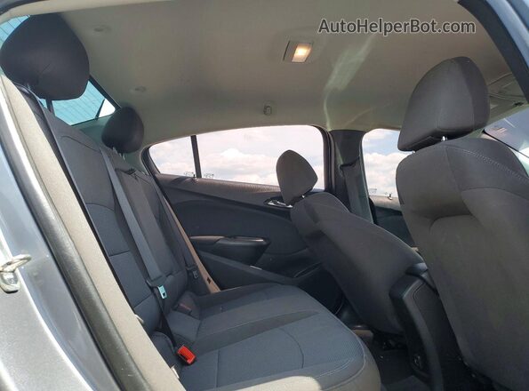 1G1BE5SM0K7100609 2019 CHEVROLET CRUZE Gray Հետևի նստատեղերի տեսք