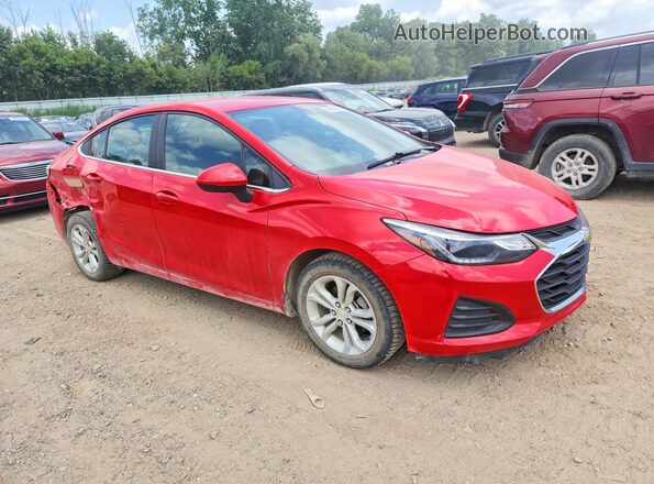 1G1BE5SM0K7142293 2019 CHEVROLET CRUZE Red Передня права чверть