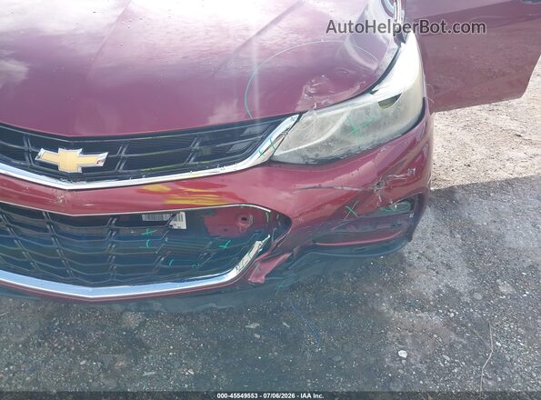 1G1BE5SM2G7251653 2016 CHEVROLET CRUZE Red Front view