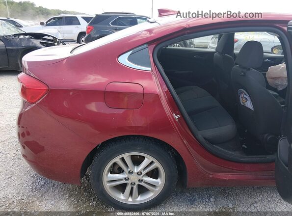 1G1BE5SM2H7129621 2017 CHEVROLET CRUZE Red Vista de la etiqueta del VIN