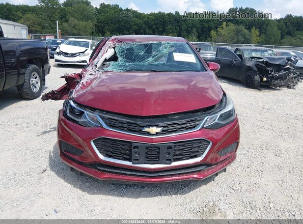 1G1BE5SM2H7129621 2017 CHEVROLET CRUZE Red Vista del cuadro de instrumentos
