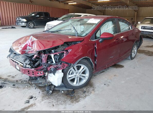 1G1BE5SM2H7201045 2017 CHEVROLET CRUZE Красный Передняя левая четверть