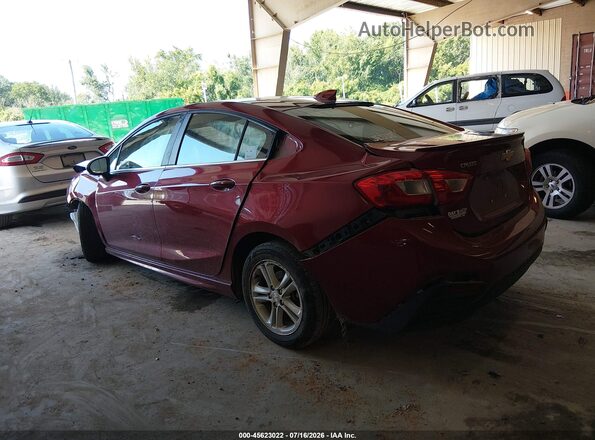 1G1BE5SM2H7201045 2017 CHEVROLET CRUZE Красный Задняя левая четверть