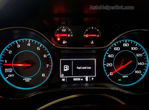 1G1BE5SM2J7169302 2018 CHEVROLET CRUZE Черный Вид щитка приборов