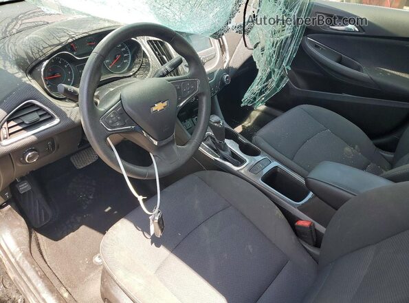 1G1BE5SM2J7171339 2018 CHEVROLET CRUZE Black Առջևի վահանակի տեսք