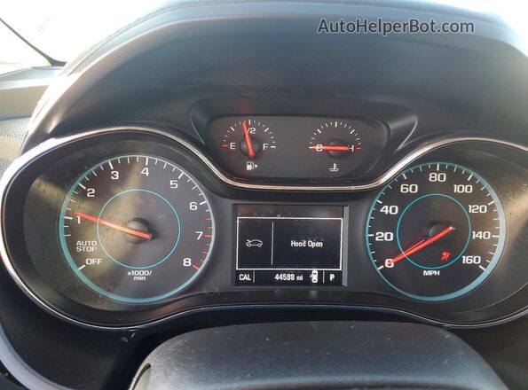 1G1BE5SM3J7158986 2018 CHEVROLET CRUZE Синий Вид щитка приборов