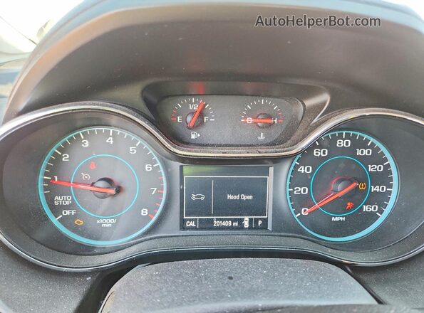 1G1BE5SM4G7292902 2016 CHEVROLET CRUZE Серебряный Вид щитка приборов