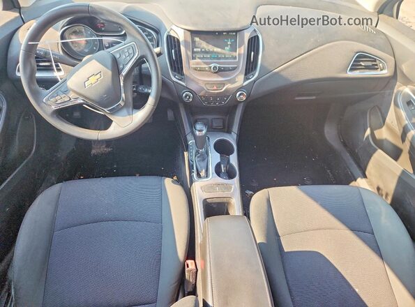 1G1BE5SM4H7128759 2017 CHEVROLET CRUZE Red Dashboard view