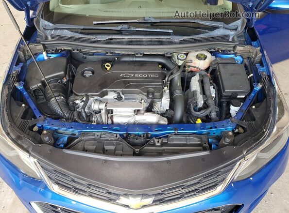 1G1BE5SM4J7129352 2018 CHEVROLET CRUZE Blue Вид задньої частини салону