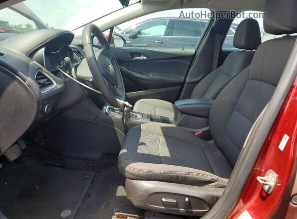 1G1BE5SM4J7201845 2018 CHEVROLET CRUZE Red Widok wnętrza z przodu