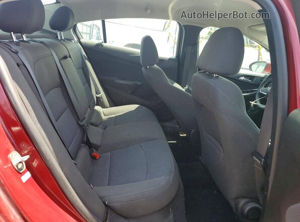 1G1BE5SM4J7201845 2018 CHEVROLET CRUZE Red Widok tylnych siedzeń