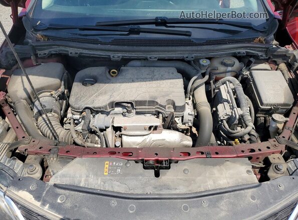 1G1BE5SM4J7201845 2018 CHEVROLET CRUZE Red Widok wnętrza z tyłu