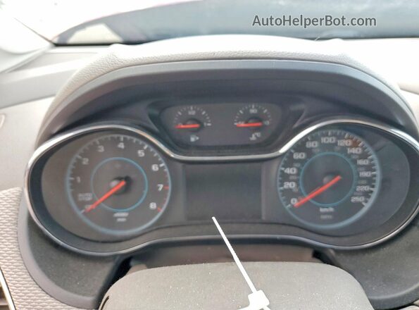1G1BE5SM4J7233078 2018 CHEVROLET CRUZE Red Vista del cuadro de instrumentos