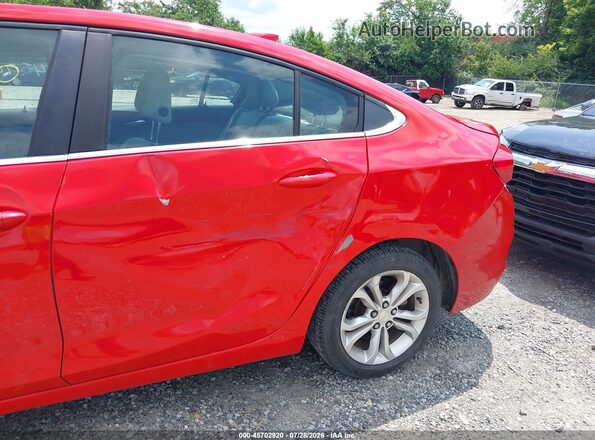 1G1BE5SM4K7114528 2019 CHEVROLET CRUZE Red Widok z przodu