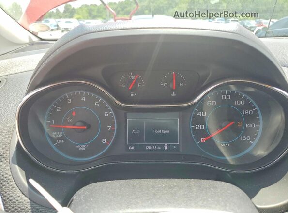 1G1BE5SM5H7209611 2017 CHEVROLET CRUZE Red ხელსაწყოთა პანელის ხედი