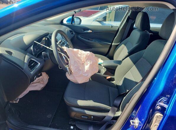 1G1BE5SM5H7251552 2017 CHEVROLET CRUZE Blue Вид салону спереду