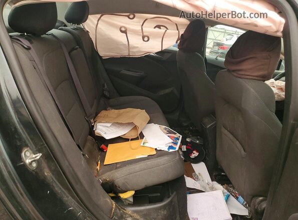 1G1BE5SM5H7258114 2017 CHEVROLET CRUZE Charcoal Вид задніх сидінь