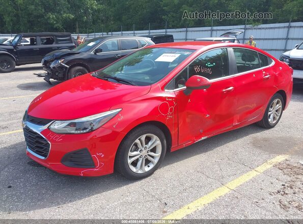 1G1BE5SM5K7142404 2019 CHEVROLET CRUZE Красный Передняя левая четверть