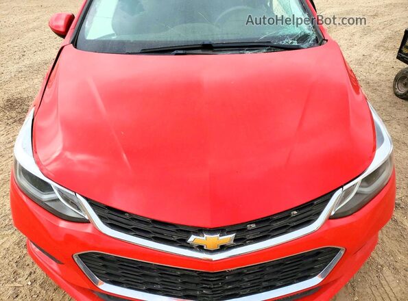 1G1BE5SM6H7252581 2017 CHEVROLET CRUZE Red Rear interior view