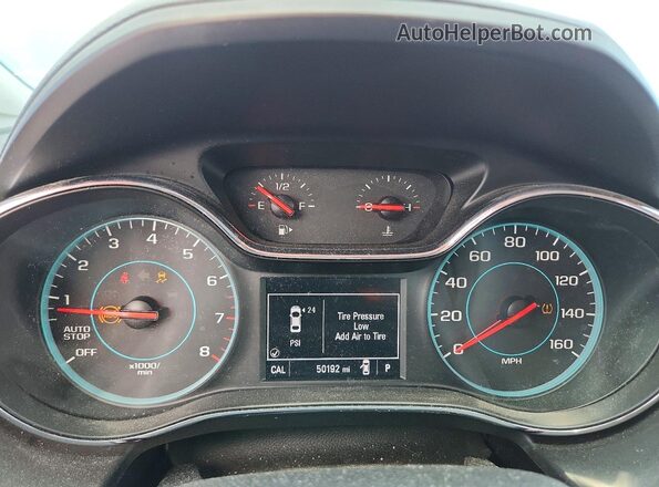 1G1BE5SM6J7199550 2018 CHEVROLET CRUZE Белый Вид щитка приборов