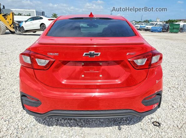 1G1BE5SM6K7104342 2019 CHEVROLET CRUZE Красный Вид сзади