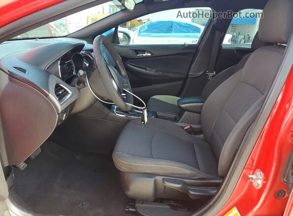 1G1BE5SM6K7104342 2019 CHEVROLET CRUZE Красный Вид салона спереди