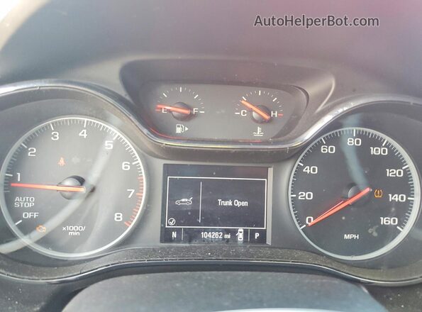 1G1BE5SM6K7104342 2019 CHEVROLET CRUZE Красный Вид щитка приборов