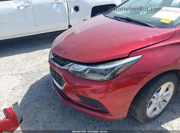 1G1BE5SM7J7166332 2018 CHEVROLET CRUZE Burgundy 