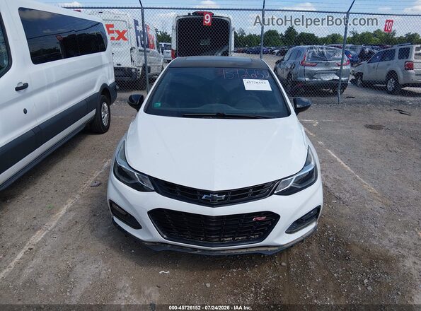 1G1BE5SM7J7199802 2018 CHEVROLET CRUZE Белый Вид спереди