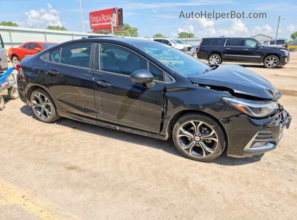 1G1BE5SM7K7111672 2019 CHEVROLET CRUZE Черный Передняя правая четверть