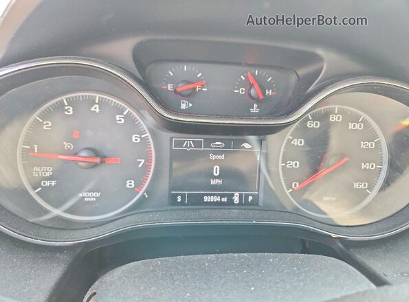 1G1BE5SM7K7111672 2019 CHEVROLET CRUZE Черный Вид щитка приборов