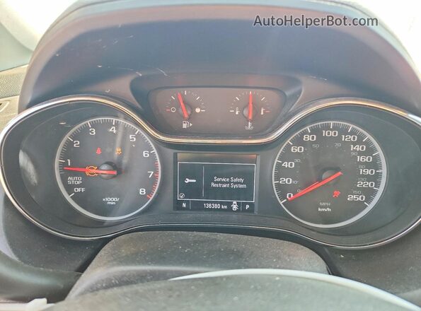 1G1BE5SM7K7124809 2019 CHEVROLET CRUZE White Instrument cluster view