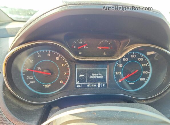 1G1BE5SM8G7242519 2016 CHEVROLET CRUZE Red Սարքավորումների վահանակի տեսք