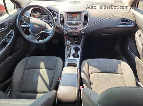 1G1BE5SM8G7242519 2016 CHEVROLET CRUZE Red Առջևի վահանակի տեսք
