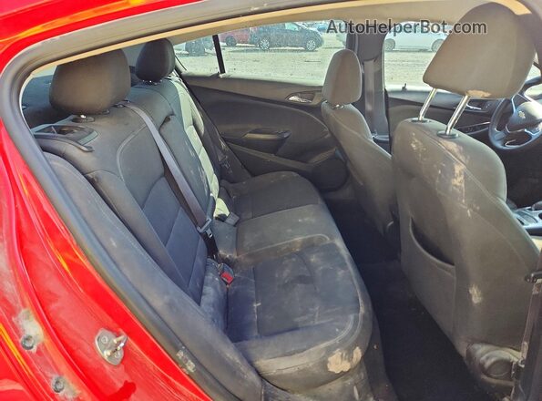 1G1BE5SM8G7242519 2016 CHEVROLET CRUZE Red Հետևի նստատեղերի տեսք