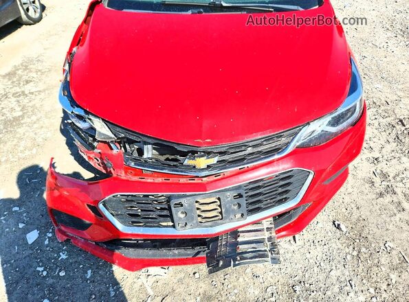 1G1BE5SM8G7242519 2016 CHEVROLET CRUZE Red Սալոնի հետևի տեսք