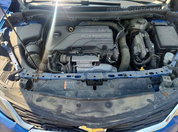 1G1BE5SM8G7258140 2016 CHEVROLET CRUZE Blue Rear interior view