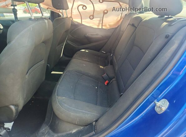 1G1BE5SM8G7258140 2016 CHEVROLET CRUZE Blue Rear seats view