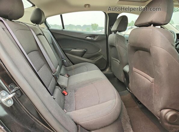 1G1BE5SM8H7108689 2017 CHEVROLET CRUZE Black უკანა სავარძლების ხედი