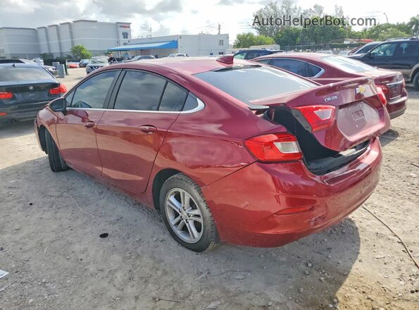 1G1BE5SM8J7109525 2018 CHEVROLET CRUZE Red უკანა მარცხენა