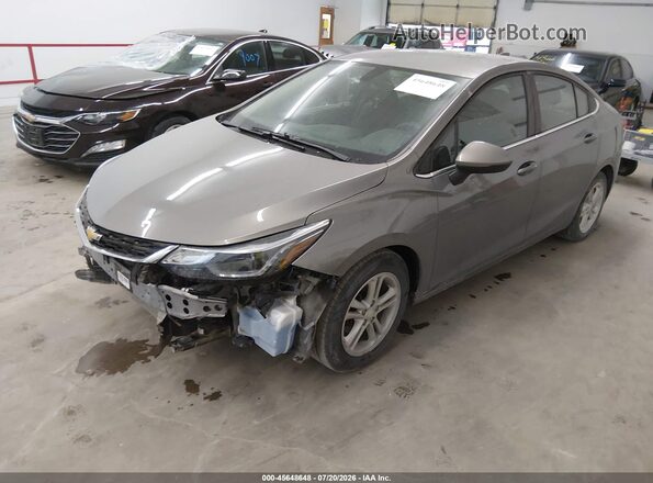 1G1BE5SM8J7140340 2018 CHEVROLET CRUZE Gray Առջևի ձախ երեք քառորդ տեսարան
