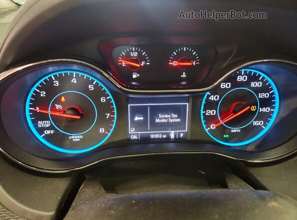 1G1BE5SM9H7147999 2017 CHEVROLET CRUZE Black Սարքավորումների վահանակի տեսք