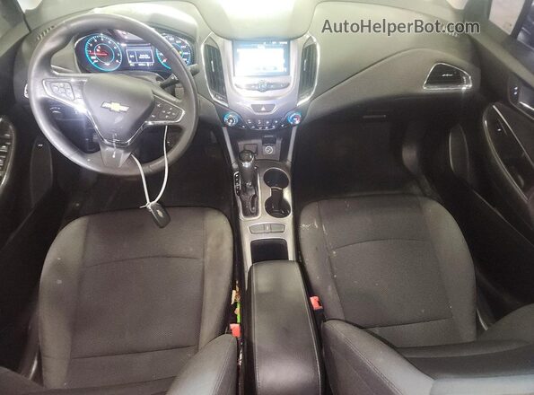 1G1BE5SM9H7147999 2017 CHEVROLET CRUZE Black Առջևի վահանակի տեսք