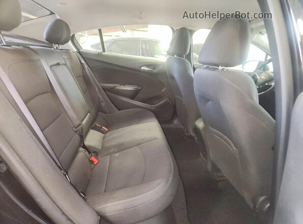 1G1BE5SM9H7147999 2017 CHEVROLET CRUZE Black Հետևի նստատեղերի տեսք