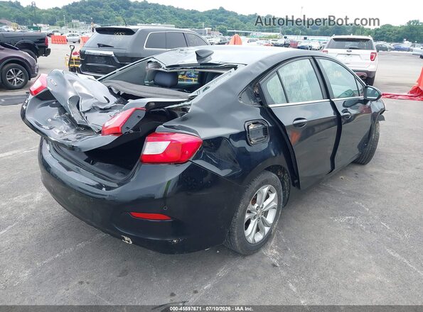1G1BE5SM9K7130742 2019 CHEVROLET CRUZE Черный Задняя правая четверть