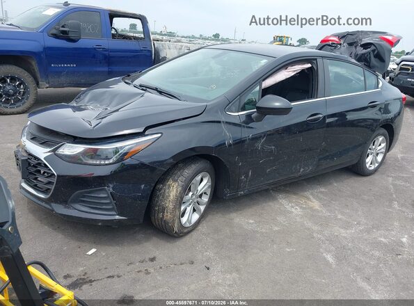 1G1BE5SM9K7130742 2019 CHEVROLET CRUZE Черный Передняя левая четверть